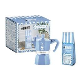 Bialetti|Cafeteira Italiana Bialetti Azul Alumínio Termoplástico 3 Kopjes