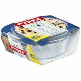 Pyrex|Caçarola com Tampa Pyrex 1,4 L Branco Transparente