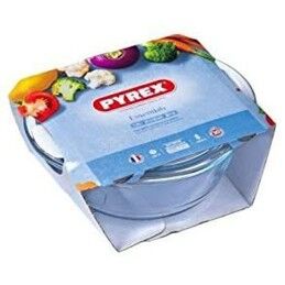 Pyrex|Caçarola com Tampa Pyrex 1,4 L Branco Transparente
