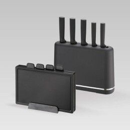 Feel Maestro|Conjunto de Facas de Cozinha e Suporte Feel Maestro MR-1412-BLACK