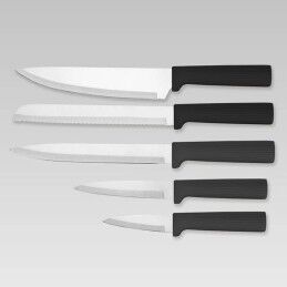 Feel Maestro|Conjunto de Facas de Cozinha e Suporte Feel Maestro MR-1412-BLACK