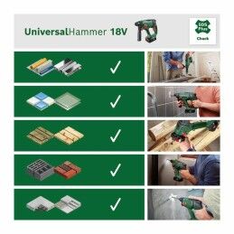 BOSCH|Berbequim Percutor BOSCH UniversalHammer de 18 V