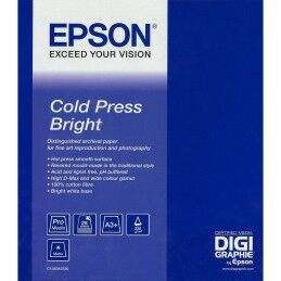 Epson|Papel de aquarela Epson GF Papel Artístico Cold Press Bright