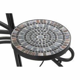 Plantador DKD Home Decor Bicicleta Cerâmica Mosaico Preto Multicolor Forja 70 x 28 x 57 cm (70 x 28 x 57 cm)