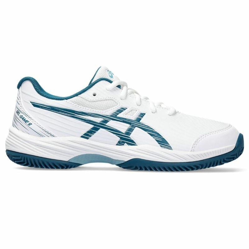 Sapatilhas de Ténis Infantis Asics Gel-Game 9 Gs Branco