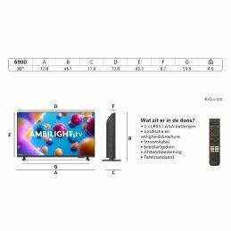 Philips|Smart TV Philips 32PFS6900/12 Full HD 32" LED HDR