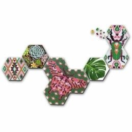SES Creative|Mosaico SES Creative Beedz Art - Hex tiles Botánica (FR)