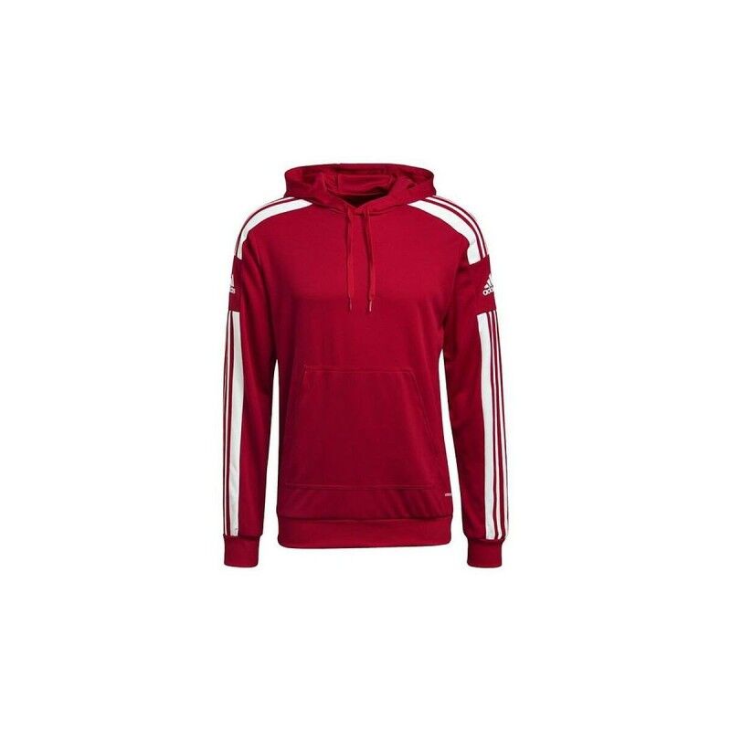 Adidas|Polar com Capuz Homem Adidas SQ21 HOOD GP6435 Vermelho Adidas|Polar com Capuz Homem Adidas SQ21 HOOD GP6435 Vermelho