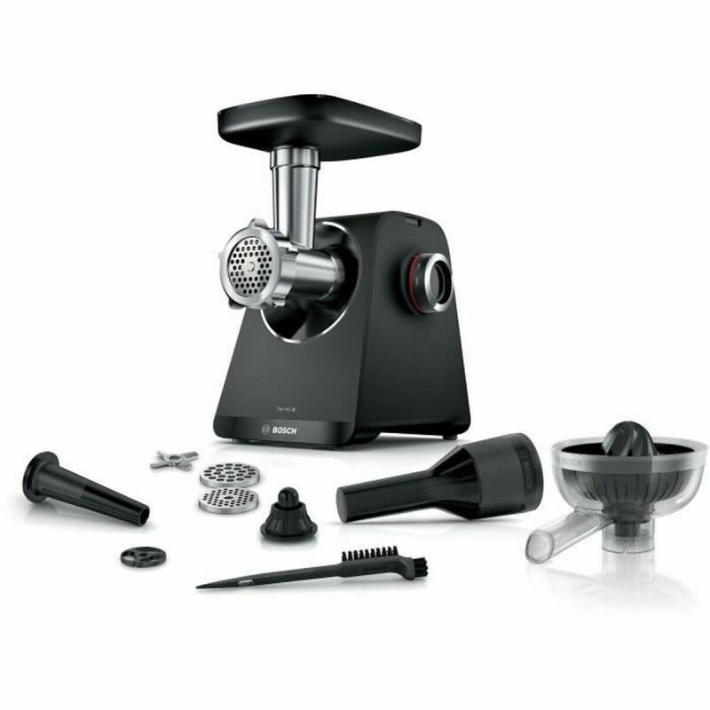 BOSCH|Picadora BOSCH MFWS430B Preto Prateado Plástico 1900 W 2,5 Kg/min BOSCH|Picadora BOSCH MFWS430B Preto Prateado Plástico 1900 W 2,5 Kg/min