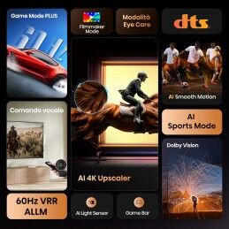 Hisense|Smart TV Hisense 85A6Q 85" 4K Ultra HD LED HDR D-LED