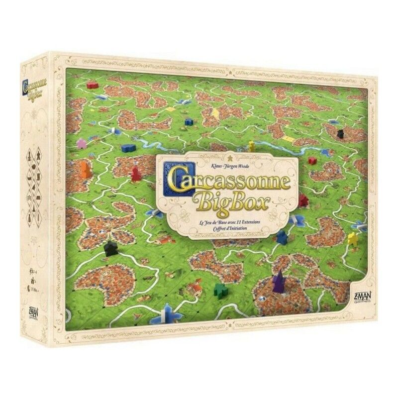 Asmodee|Jogo de Mesa Asmodee Carcassonne: Big Box 2021 (FR) Asmodee|Jogo de Mesa Asmodee Carcassonne: Big Box 2021 (FR)