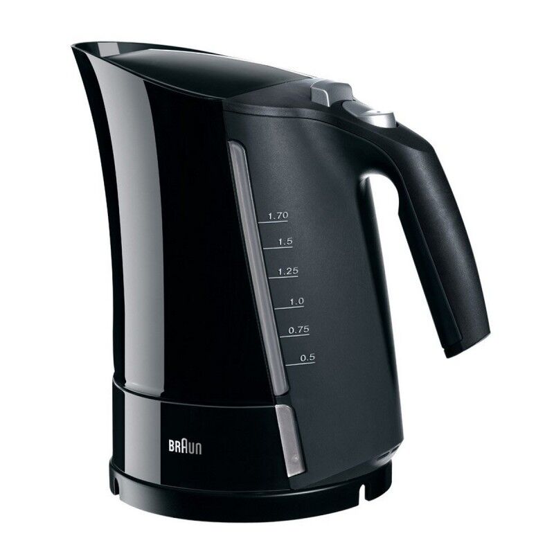 Braun|Chaleira de Água Elétrica com Luz LED Braun 533631 1,7 L Preto Plástico 3000 W 1,7 L Braun|Chaleira de Água Elétrica com Luz LED Braun 533631 1,7 L Preto Plástico 3000 W 1,7 L