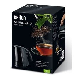 Braun|Chaleira de Água Elétrica com Luz LED Braun 533631 1,7 L Preto Plástico 3000 W 1,7 L