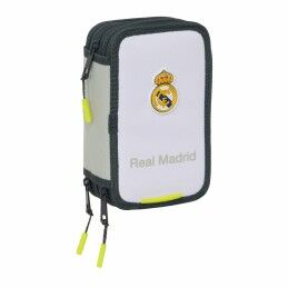 Real Madrid C.F.|Estojo Real Madrid C.F. Branco 12,5 x 19,5 x 5,5 cm 37 Peças