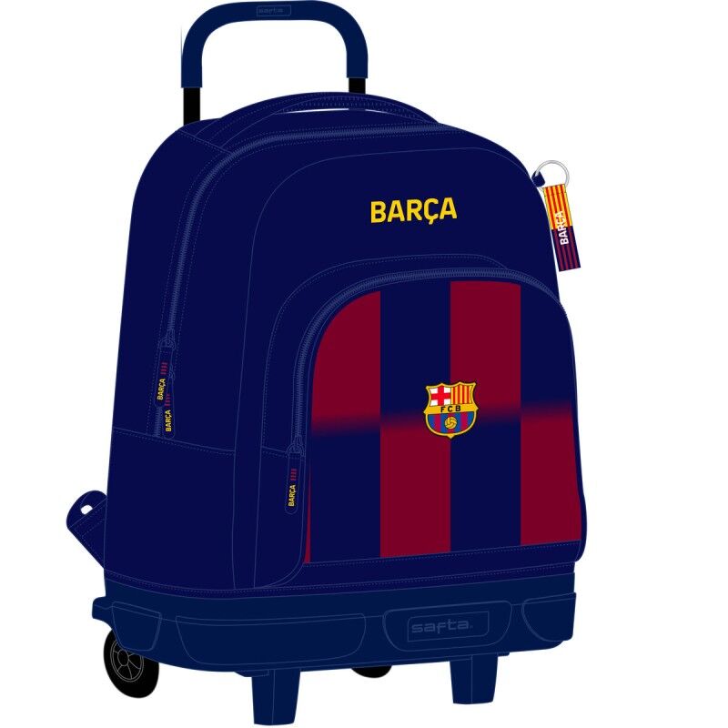 F.C. Barcelona|Mochila Escolar F.C. Barcelona Azul Grená 33 x 45 x 22 cm F.C. Barcelona|Mochila Escolar F.C. Barcelona Azul Grená 33 x 45 x 22 cm