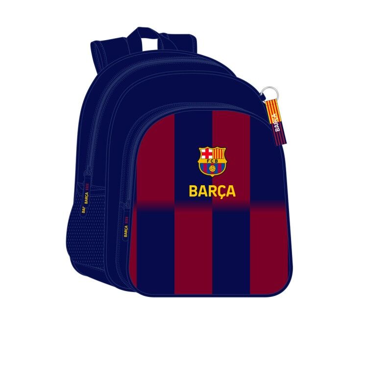 F.C. Barcelona|Mochila Escolar F.C. Barcelona Azul Grená 32 x 38 x 12 cm F.C. Barcelona|Mochila Escolar F.C. Barcelona Azul Grená 32 x 38 x 12 cm