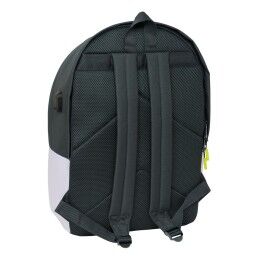 Real Madrid C.F.|Mochila Escolar Real Madrid C.F. Branco 31 x 44 x 18 cm