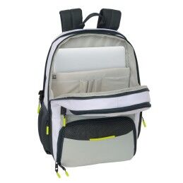 Real Madrid C.F.|Mochila Escolar Real Madrid C.F. Branco 30 x 42 x 17 cm