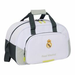 Real Madrid C.F.|Saco de Desporto Real Madrid C.F. Branco 40 x 24 x 23 cm