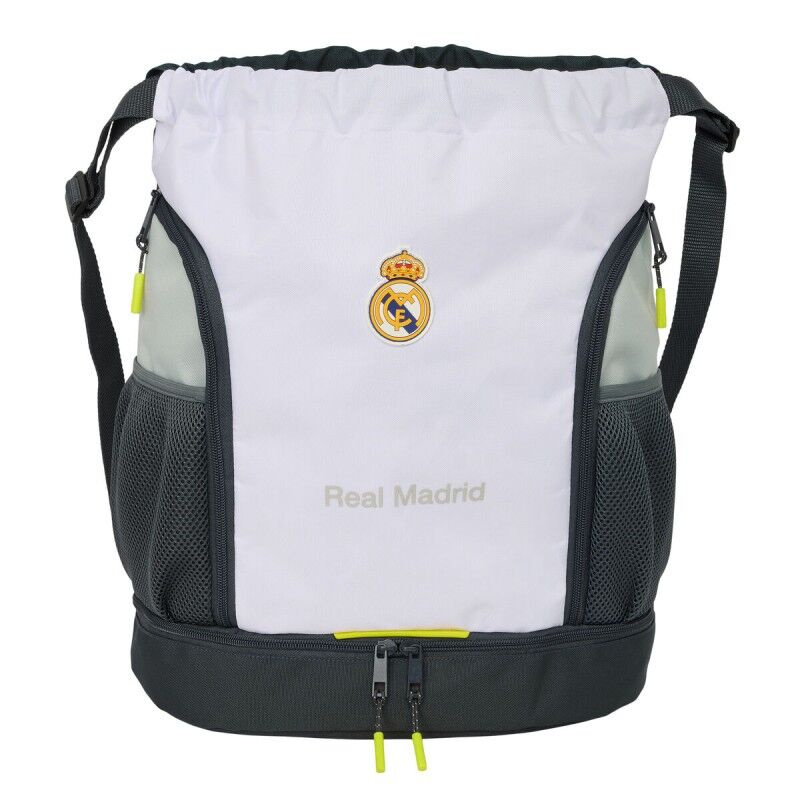 Real Madrid C.F.|Mochila Escolar Real Madrid C.F. Branco 35 x 40 x 1 cm