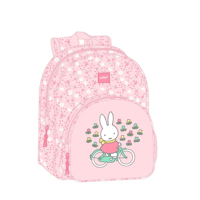 Miffy|Mochila Miffy Flores