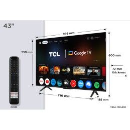 TCL|Smart TV TCL 43P7K 4K Ultra HD 43" LED HDR D-LED QLED