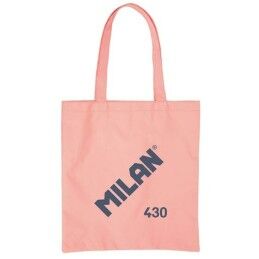 Milan|Saco de tecido Milan 1918 Cor de Rosa 41 x 38 x 0,5 cm (25 Unidades)