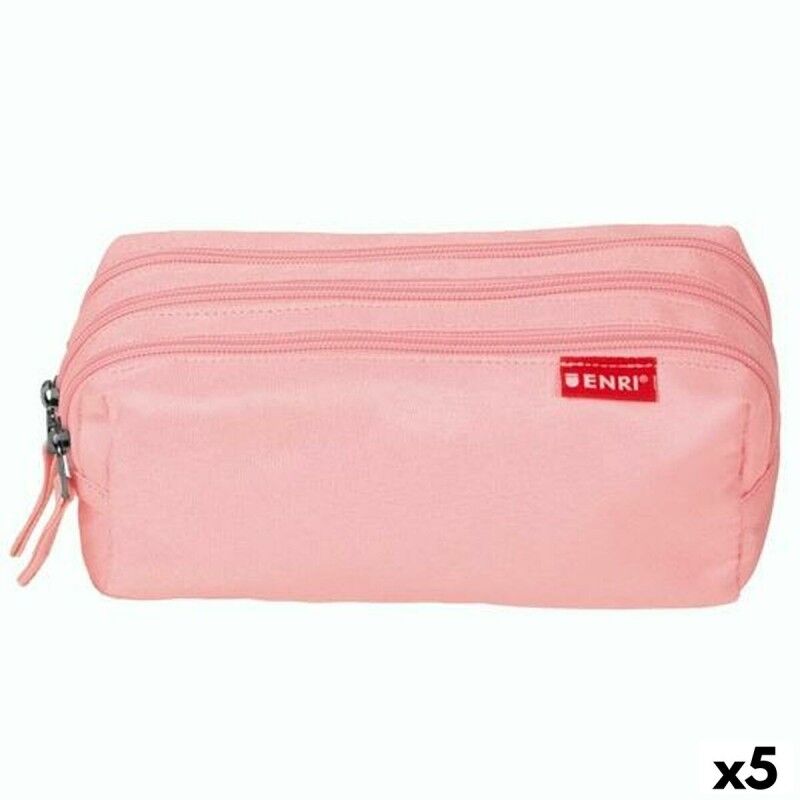 ENRI|Bolsa Escolar ENRI Cor de Rosa 21 x 7 x 11 cm (5 Unidades) ENRI|Bolsa Escolar ENRI Cor de Rosa 21 x 7 x 11 cm (5 Unidades)