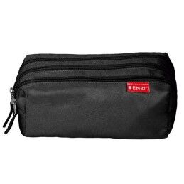 ENRI|Bolsa Escolar ENRI Preto 21 x 7 x 11 cm (5 Unidades)