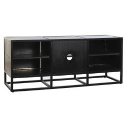 DKD Home Decor|Móvel de TV DKD Home Decor Preto Metal Madeira (120 x 37 x 50 cm)