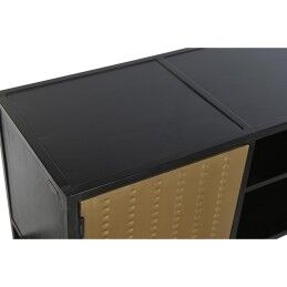 DKD Home Decor|Móvel de TV DKD Home Decor Preto Metal Madeira (120 x 37 x 50 cm)