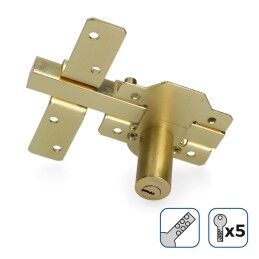 EDM Product|Ferrolho de segurança EDM 85197 Dourado Aço