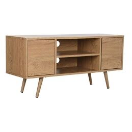 DKD Home Decor|Mesa de apoio DKD Home Decor 49 x 49 x 72 cm Cristal Preto Dourado Metal