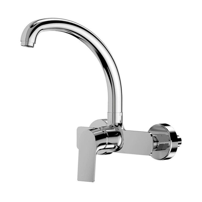 EDM Product|Torneira Monocomando EDM 01135 Cascais Prateado Aço inoxidável Latão Zinco Lava-loiça EDM Product|Torneira Monocomando EDM 01135 Cascais Prateado Aço inoxidável Latão Zinco Lava-loiça
