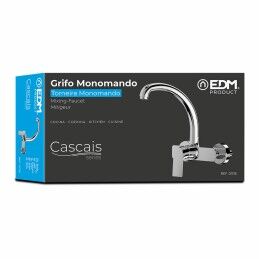 EDM Product|Torneira Monocomando EDM 01135 Cascais Prateado Aço inoxidável Latão Zinco Lava-loiça