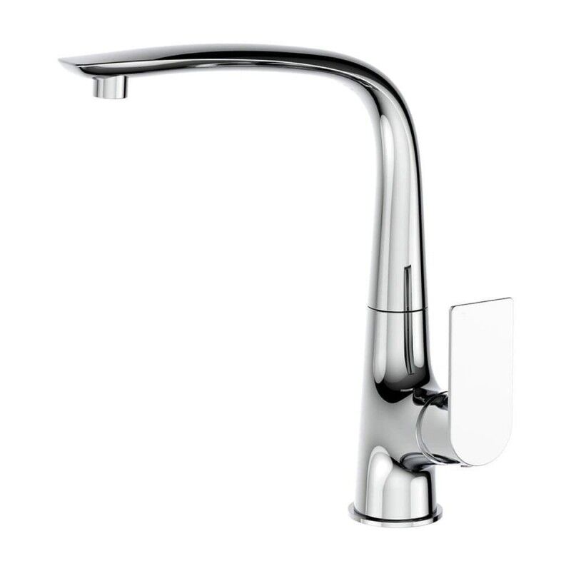 EDM Product|Torneira Monocomando EDM 01132 Cascais Prateado Aço inoxidável Latão Zinco Lava-loiça EDM Product|Torneira Monocomando EDM 01132 Cascais Prateado Aço inoxidável Latão Zinco Lava-loiça