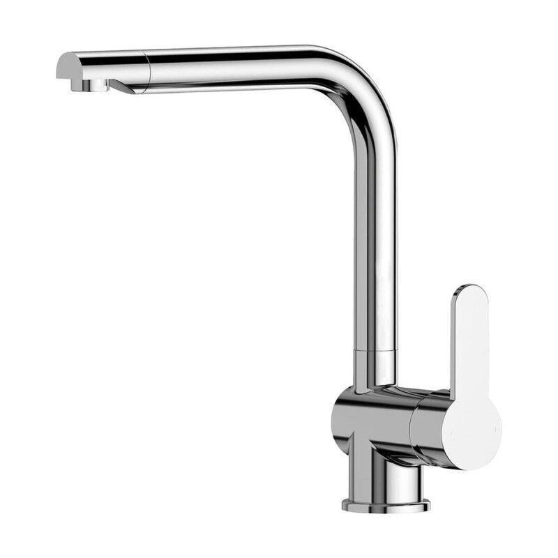 EDM Product|Torneira Monocomando EDM 01126 Calella Prateado Aço inoxidável Latão Zinco Lava-loiça EDM Product|Torneira Monocomando EDM 01126 Calella Prateado Aço inoxidável Latão Zinco Lava-loiça