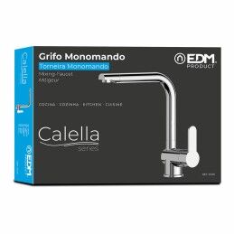 EDM Product|Torneira Monocomando EDM 01126 Calella Prateado Aço inoxidável Latão Zinco Lava-loiça