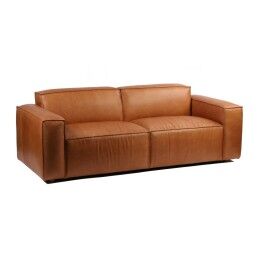 DKD Home Decor|Sofá DKD Home Decor Castanho Linho Madeira da borracha Tradicional (122 x 69 x 72 cm)