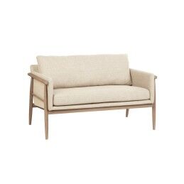 DKD Home Decor|Sofá DKD Home Decor Castanho Linho Madeira da borracha Tradicional (122 x 69 x 72 cm)