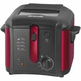 Brandt|Fritadeira Brandt FRI25R Preto Vermelho 1 kg 2,5 L