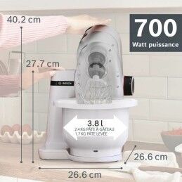 BOSCH|Robot de Cozinha BOSCH Serie 2 MUMS2AW21 Branco 700 W 3,8 L