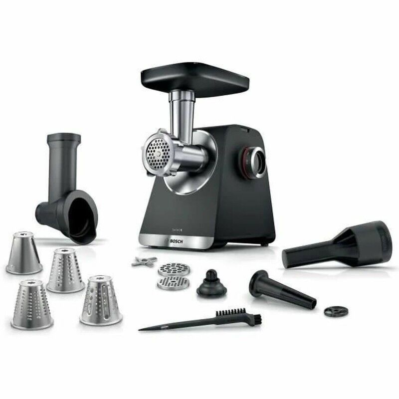 BOSCH|Picadora BOSCH Serie 6 MFWS640B Preto Aço inoxidável Plástico 500 W 350 ml 1,3 Kg/min BOSCH|Picadora BOSCH Serie 6 MFWS640B Preto Aço inoxidável Plástico 500 W 350 ml 1,3 Kg/min