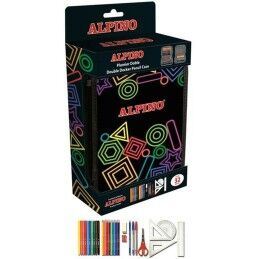 Alpino|Estojo Duplo Alpino Multicolor 32 Peças (12 Unidades)
