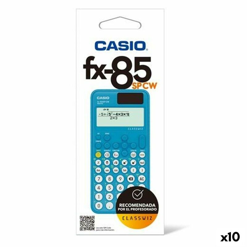 Casio|Calculadora Científica Casio FX-85SPCW Azul (10 Unidades) Casio|Calculadora Científica Casio FX-85SPCW Azul (10 Unidades)