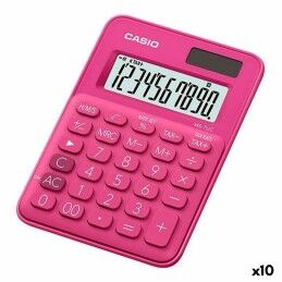 Casio|Calculadora Casio MS-20UC Fúcsia 2,3 x 10,5 x 14,95 cm (10 Unidades)