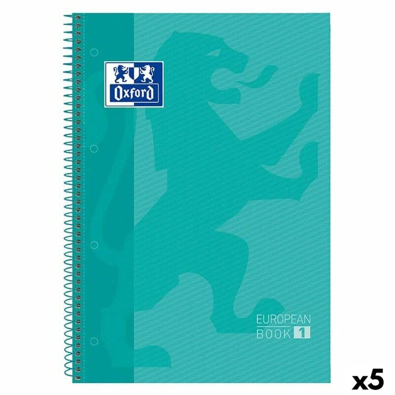 Oxford|Caderno Oxford Classic A4 80 Folhas (5 Unidades) Oxford|Caderno Oxford Classic A4 80 Folhas (5 Unidades)