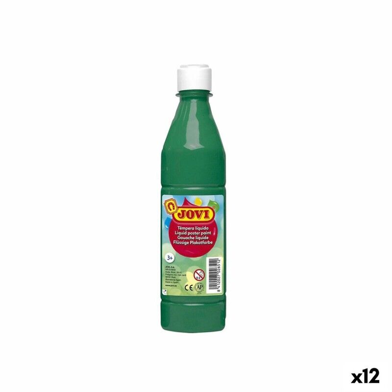 Jovi|Têmpera Jovi Verde-escuro 500 ml (12 Unidades) Jovi|Têmpera Jovi Verde-escuro 500 ml (12 Unidades)