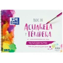 Oxford|Bloco de aquarelas Oxford 10 Folhas 300 g/m² (20 Unidades)