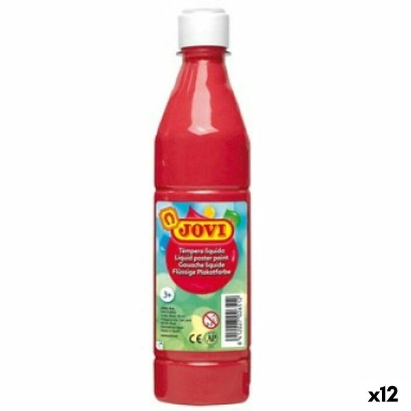 Jovi|Têmpera Jovi Vermelhão 500 ml (12 Unidades) Jovi|Têmpera Jovi Vermelhão 500 ml (12 Unidades)
